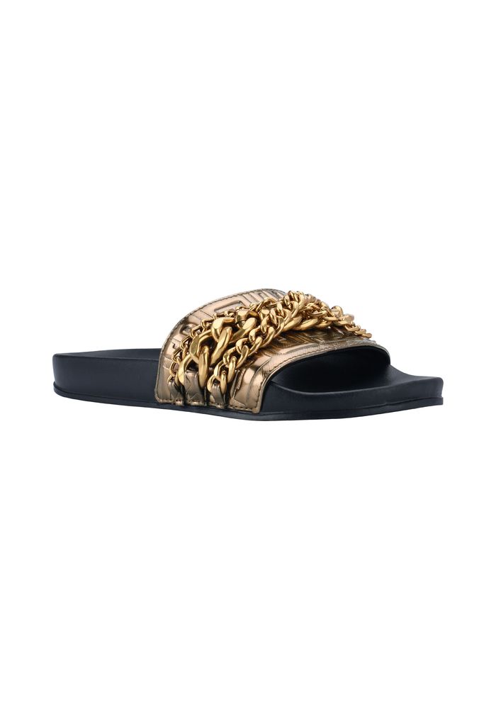SANDALIAS GUESS Footwear gwSALEMA2-A GOL01 DORADO - Guess Peru